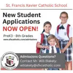 New Student Applications Now Open PreK3-8th Grades