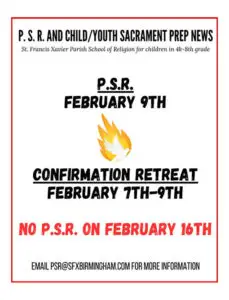 No PSR February 16th