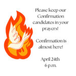 Confirmation is almost here!