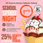 SFX School Spirit Night at Jeni's Ice Cream