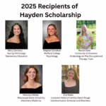 Congrats to Hayden Scholarship Recipients