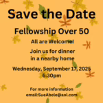 Fellowship Over 50 Dinner