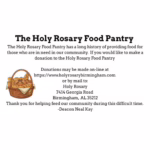 Holy Rosary Food Pantry