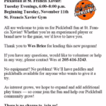 Tuesday Are 4 Pickleball