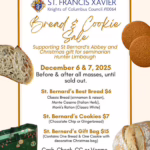Knights of Columbus Bread & Cookie Sale