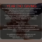 Year End Giving