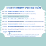 Youth Ministry Schedule