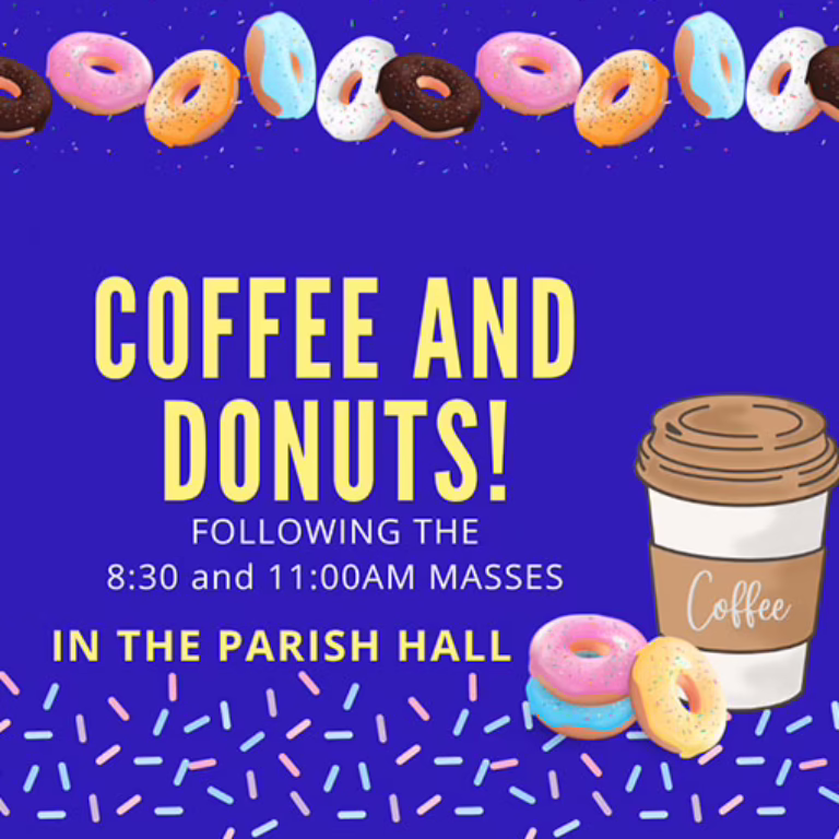 Coffee & Donuts This Sunday!
