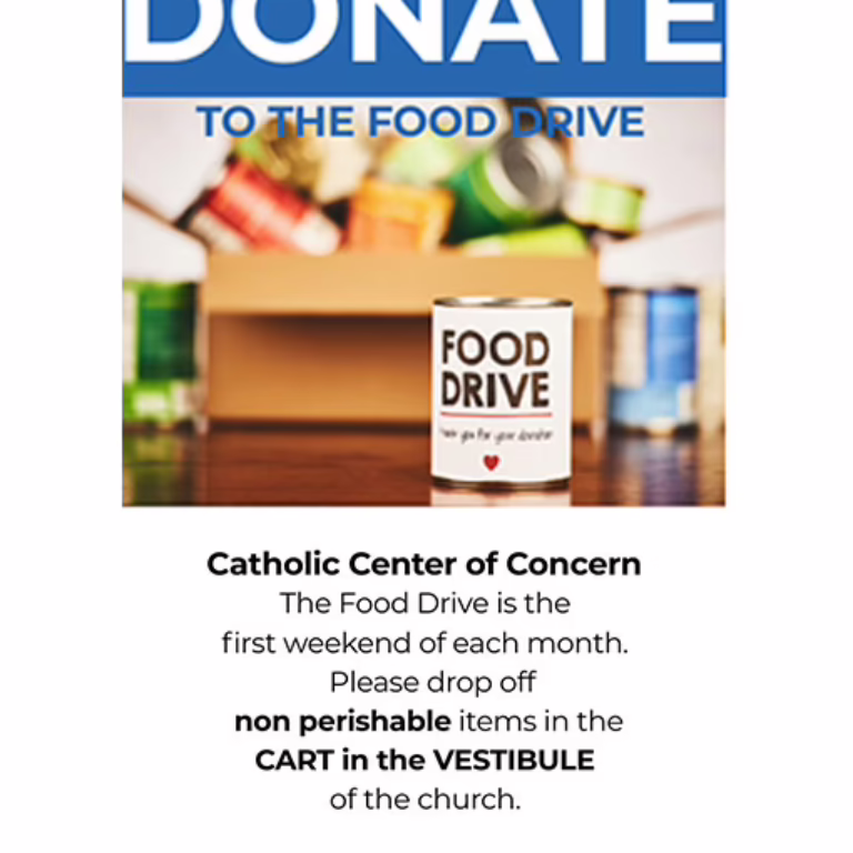 Food Drive This Weekend