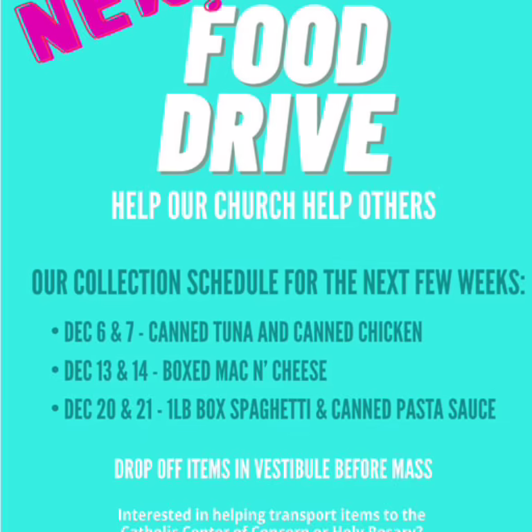 New Food Drive