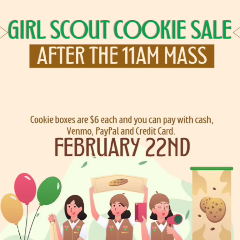 Girl Scout Cookie Sale