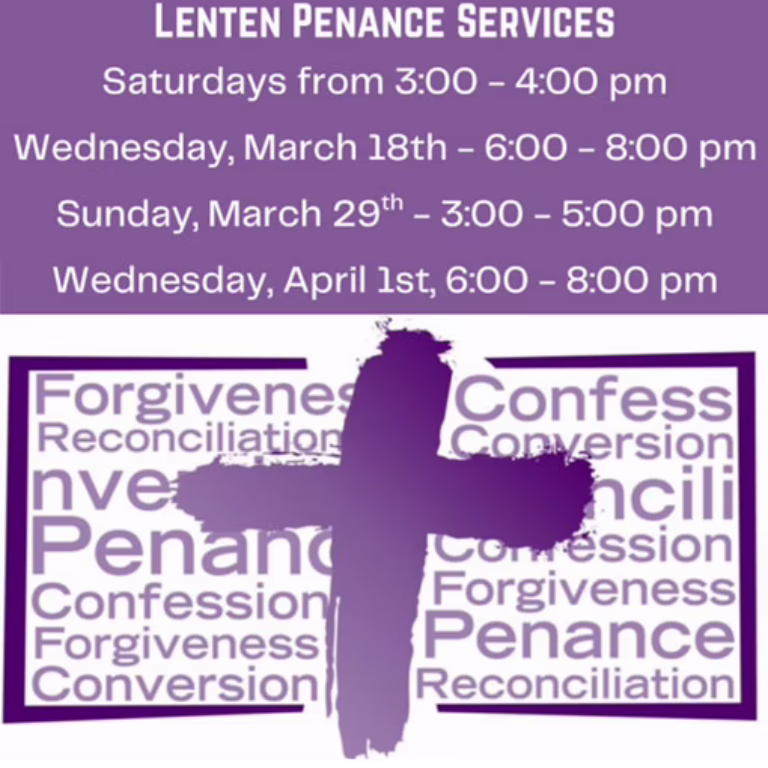 Lenten Penance Service