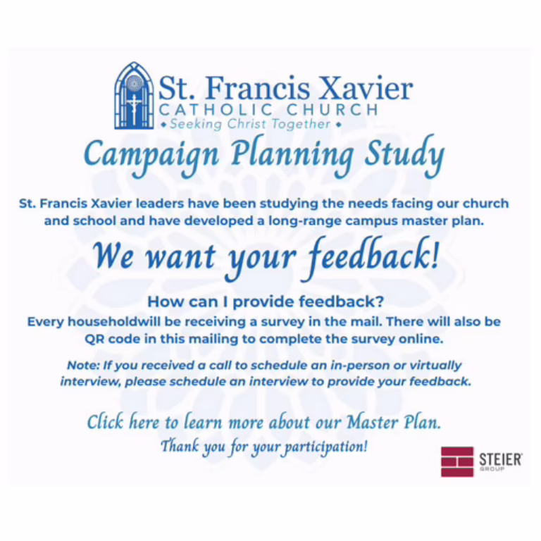 Master Plan Feedback