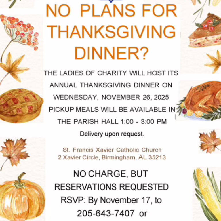 No Plans for Thanksgiving?