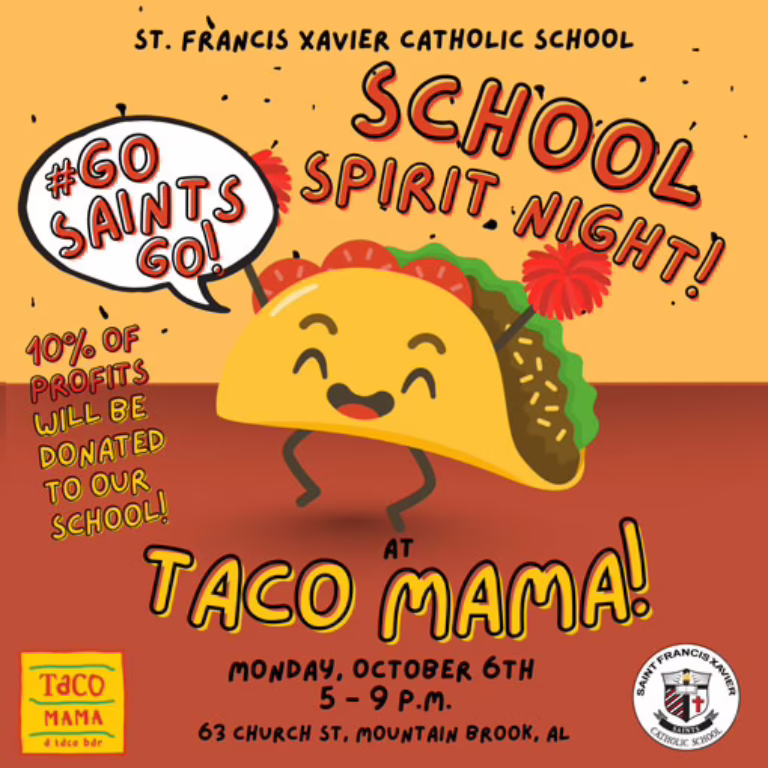 School Spirit Night at Taco Mama